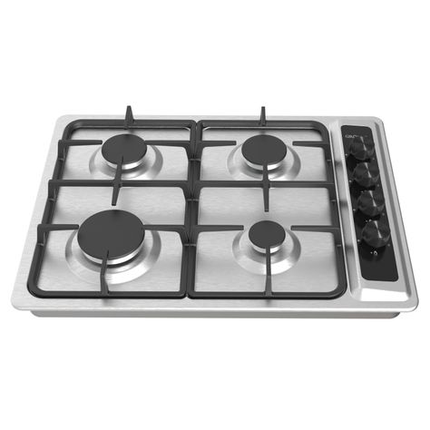 Encimera a Gas Gröner Inox 4QL-2