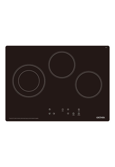 Encimera Vitrocerámica Gröner Touch Dual 3Q-0