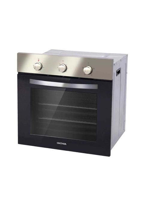 Horno Eléctrico Empotrable Gröner Inox 4F 60L-0