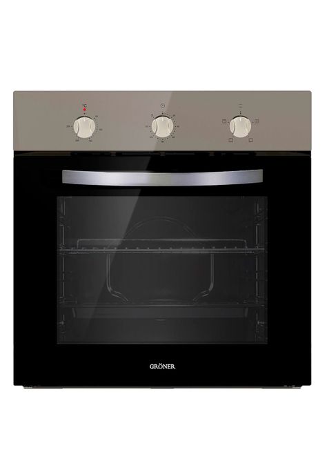 Horno Eléctrico Empotrable Gröner Inox 4F 60L-1