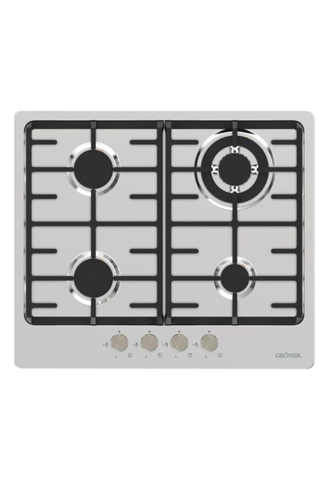 Encimera a Gas Gröner Inox 4Q-0