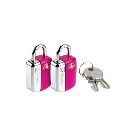 PAR DE MINI CANDADOS TSA CON LLAVE-0