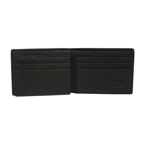Billetera de Cuero Natgeo Space Mini Con Solapa Negro-1