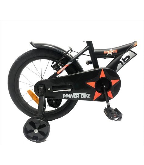 BICICLETA 16 NIÑO NEGRA POWERBIKE-1