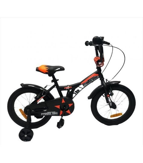 BICICLETA 16 NIÑO NEGRA POWERBIKE-0