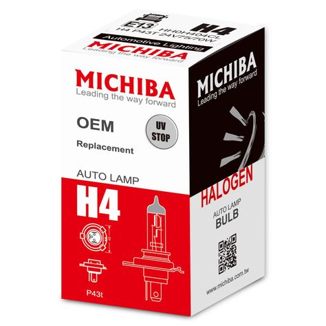 Ampolleta Halógena H4 24V 75/70W P43T T4,625-1