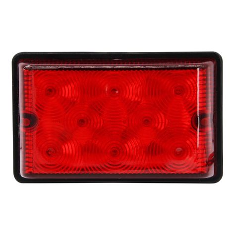 Farol Lateral 8Led 12/24V Rojo =Gf110-0