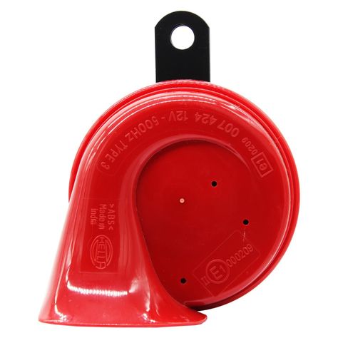 Bocina Caracol Rojo 12V 72W 110Db 500Hz-0