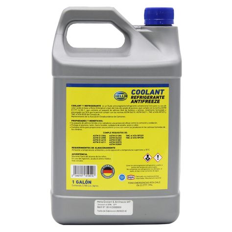 Coolant Antifreeze -37° Galon 3.8Lts-2