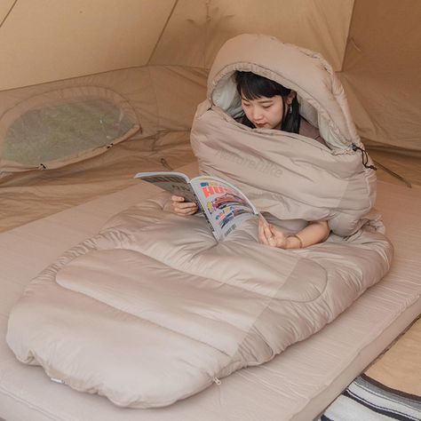 Saco De Dormir Ps300 Ovalado- Beige-2