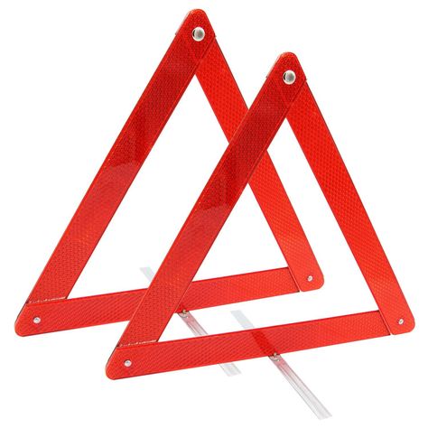 Triangulo de Emergencia Con Estuche (Par)-0