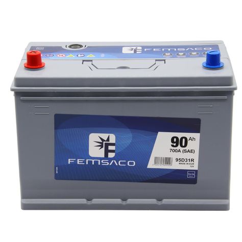 Bateria Femsaco 90Ah Positivo Izquierdo Normal 630 CCA-0