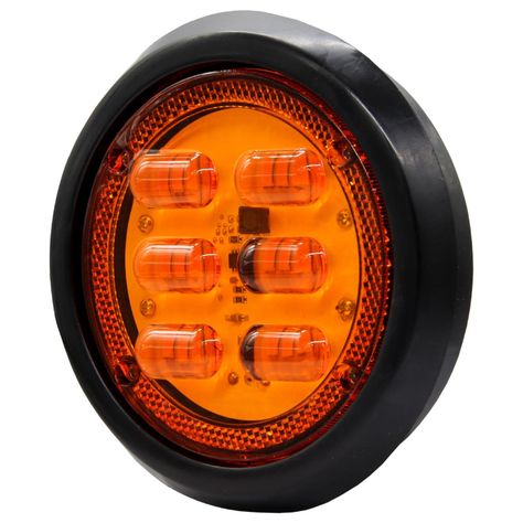 Farol 4 Pulgadas Ambar Sm Bivoltaje Dia-1