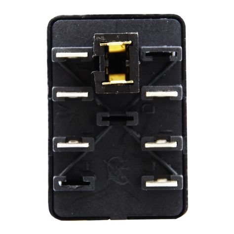 Interruptor Tecla Parabrisas Buses/Camiones 6 Terminales. (Mb A3455457123 Esq.A)-1
