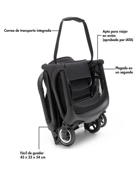 Coche Bugaboo Butterfly Negro-4