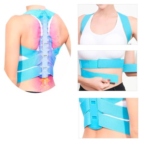 Faja Corrector Postura Soporte Espalda Lumbar Clavicula-3