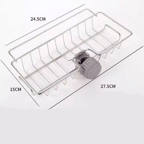 Rejilla Escurridor Esponja Soporte Grifo Organizador Rack-1