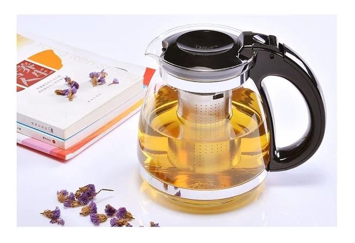 Tetera Vidrio Infusor con 4 Tazas Té Bebidas Café -3
