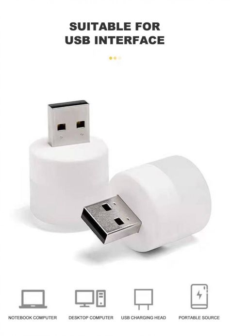 Mini Luz Led Ampolleta USB Laptop Portatil Súper Brillante-3