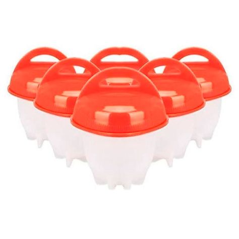 Set 6 Hervidor De Huevos De Silicona Para Cocina-0
