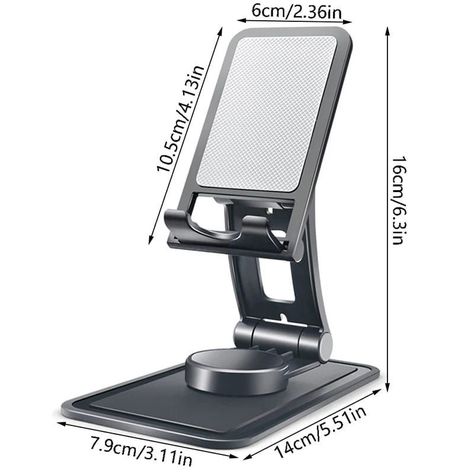 Soporte Telefono Universal Plegable Escritorio Mesa-1