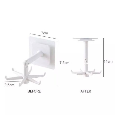 Soporte Organizador Colgador Utensilios Cocina Giratorio 360-2