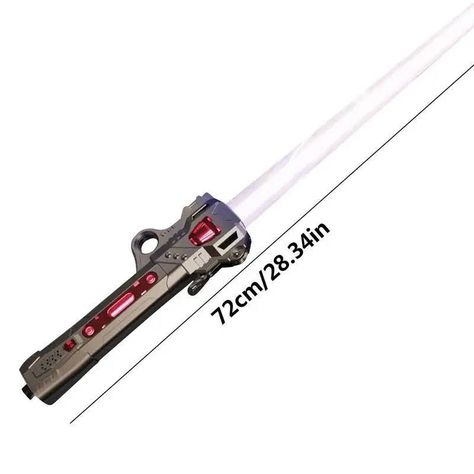 Espada Laser RGB Luminosa Recargable USB Sonido Retractil-1