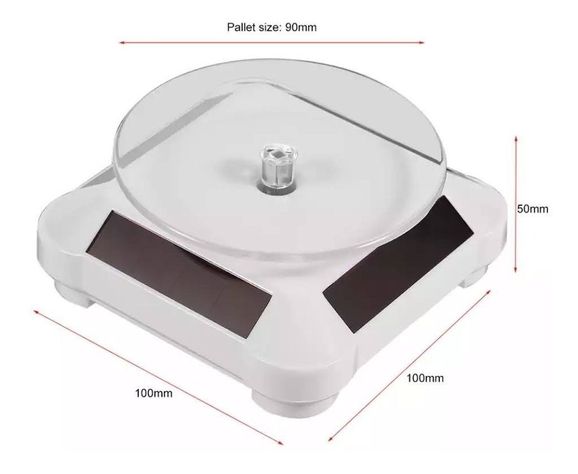 Exhibidor Mostrador Joyas 360 Giratorio Panel Solar-1