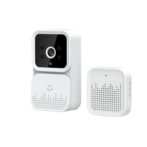 Mini Timbre Inalambrico Wifi Full HD Smart Seguridad-0