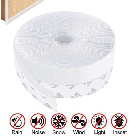 Burlete Autoadhesivo Antipolvo Para Ventana Puerta Anti Bichos-3