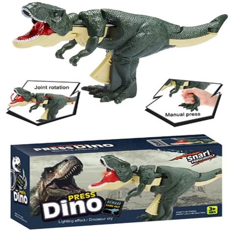 Juguetes De Dinosaurios Zazaza, Trigger T Rex Con Sonido-5