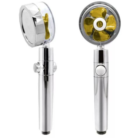 Cabezal Ducha Turbo Aumenta Presion Silver-4