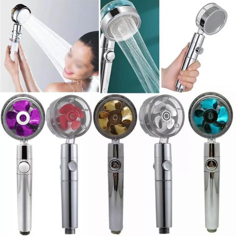 Cabezal Ducha Turbo Aumenta Presion Silver-6