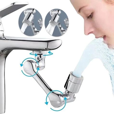 Grifo Ahorrador Agua Rotacion 1080° Aireador Llave Universal -2