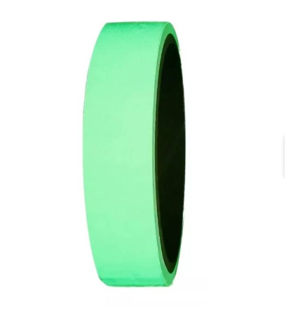 Cinta Adhesiva Luminosa Fluorescente 5mts Pasillos Escalas-0