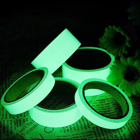 Cinta Adhesiva Luminosa Fluorescente 5mts Pasillos Escalas-4