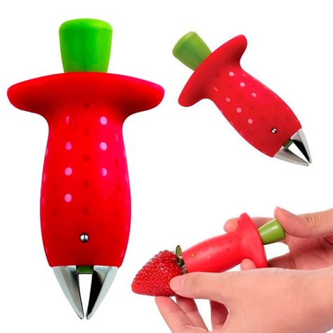 Removedor De Tallo Frutilla Tomate Stem Gem Descarozador-2