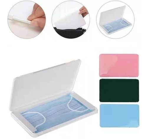 Porta Mascarillas Antibacterial Rectangulares Colores-3