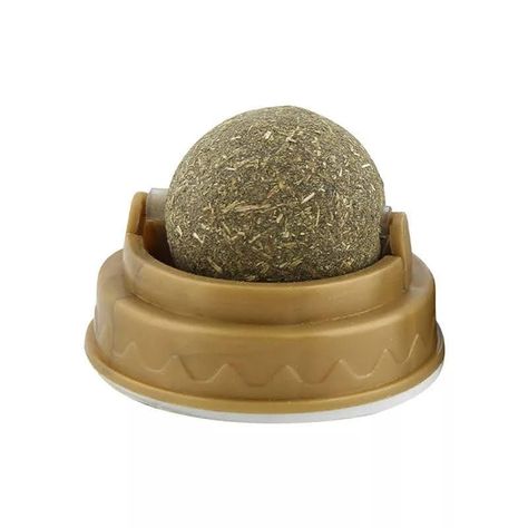 Hierba Gatera Tipo Bolita Prensada Snack Para Pared-0