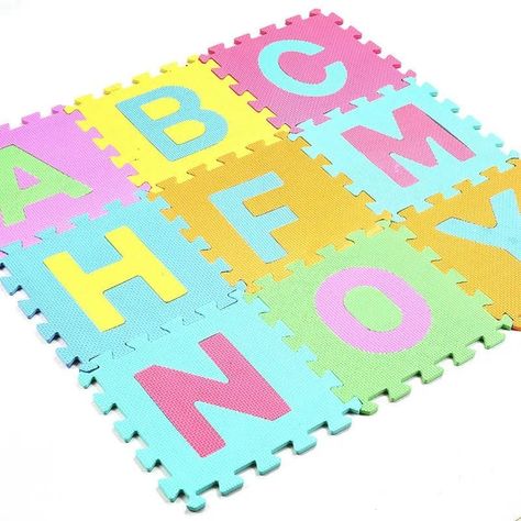 Alfombra Goma Eva Bebes Piso Alfombra 10 Pcs-4