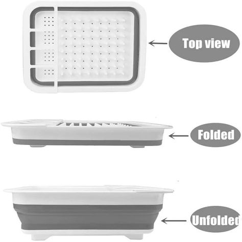 Escurridor Plegable Multiusos Cocina Organizador -1