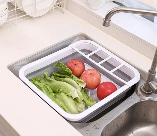Escurridor Plegable Multiusos Cocina Organizador -4