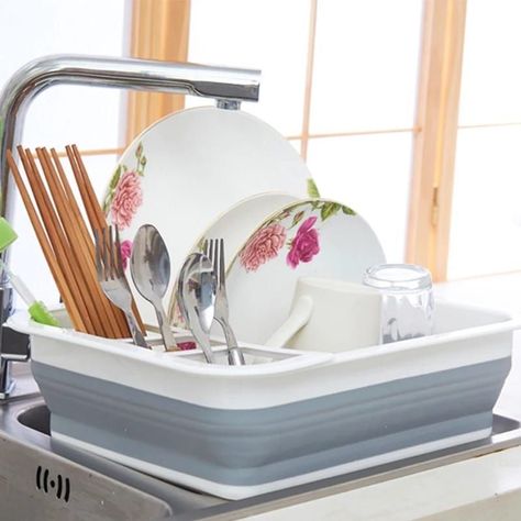 Escurridor Plegable Multiusos Cocina Organizador -6