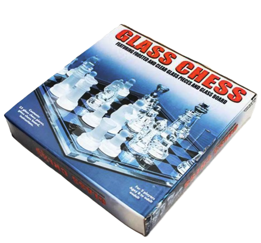 Ajedrez De Vidrio 25 X 25 Cms Juego Mesa Glass Chess-2
