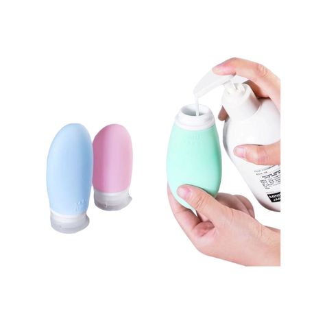 Kit de Viaje x4 Botellas de Silicona Dispensadores 90ml-5