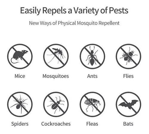 Repelentes Ultrasónicos De Mosquitos Control De Plagas-3