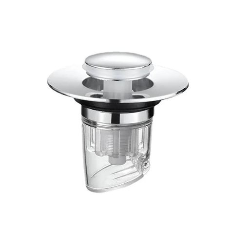 Tapón Filtro Ducha Fregadero Valvula Desague Universal Pop Up-0