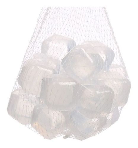 Cubos De Hielo Artificial Reutilizables Silicona 20 Unidades-0
