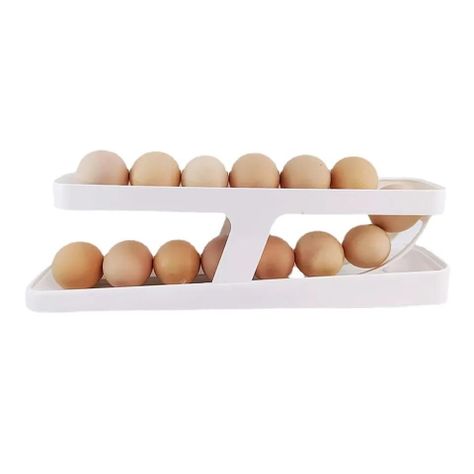 Organizador Dispensador Huevos Automatico Huevera-0