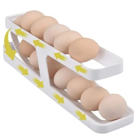 Organizador Dispensador Huevos Automatico Huevera-3